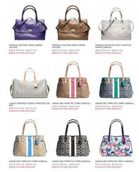 代购Coach工厂店包及其他商品，不定期更新，附图片，涵盖办公用品